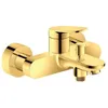Image de Mitigeur bain douche mécanique DURAVIT Wave doré poli