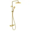 Image de Colonne de douche thermostatique DURAVIT MinusFlow doré poli
