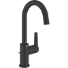 Image de Mitigeur monocommande lavabo - GROHE Start - 242032432 - Noir mat - Taille L - Bec haut - Economie deau - Tirette et vidage