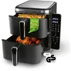 Image de Friteuse verticale à air chaud - FryUp - 10 L - 2800 W - Double chambre (2 zones)