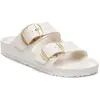 Image de Sandales Birkenstock Arizona Big Buckle Narrow blanc doré - 37