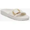 Image de Sandales Birkenstock Madrid Big Buckle EVA Narrow blanc pur doré - 39