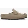 Image de Chaussures Birkenstock Naples Wrapped Suede largeur normale taupe - 41