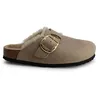 Image de Mules Birkenstock Boston Big Buckle Shearling