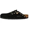 Image de Chausson Femme Birkenstock BOSTON RIVETS LEVE SUEDE étroite