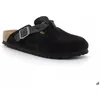 Image de Sabots Birkenstock Boston Braided en cuir tressé
