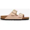 Image de Sandales Birkenstock Arizona BS Birko-Flor Largeur étroite rose clair marron femme - 40