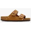 Image de Sandales Birkenstock Arizona Rivet largeur étroite marron chaud femme - 36