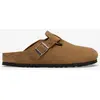 Image de Sabots Birkenstock Boston Suede Leather marron largeur étroite - 39