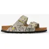 Image de Sandales Birkenstock Arizona Suede beige gris femme - 37