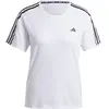 Image de T-shirt femme adidas Own the Run 3-Stripes Blanc IQ3876