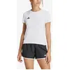 Image de T-shirt adidas Adizero Essentials Running manches courtes blanc pur femme - XS