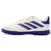 Image de Chaussures de Futsal Blanches/Bleu Garçon Adidas Copa Pure 2