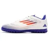 Image de Chaussures Blanc/Bleu Garçon Adidas F50 Club