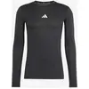 Image de T-shirt adidas Workout manche longue noir pur blanc - M