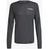 Image de T-shirt adidas Terrex Xperior Climacool+ manches longues gris foncé - XL