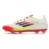 Image de Chaussures de Foot Blanc/Rouge Adidas F50 League FG/MG