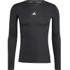 Image de T-shirt de compression manches longues adidas Techfit Noir XL JE6702