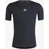 Image de T-shirt adidas TECHFIT Compression manches courtes noir pur blanc - XL