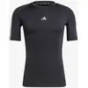 Image de T-shirt adidas TECHFIT Compression Training 3 bandes manche courte noir pur - L