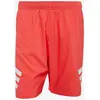 Image de Maillot de bain adidas 8 pouces 3 bandes rouge blanc - XL