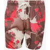 Image de Maillot de bain adidas Tie-Dye 5 pouces marron rouge - XL