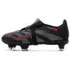Image de Chaussures de Foot Noires Junior Adidas Predator League FT SG