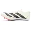 Image de Chaussures dathlétismes Blanches/Noires homme Adidas Adizero Prime