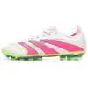 Image de Chaussures de Foot Blanc/Rose Adidas Predator League 2G/3G