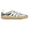 Image de Basket - adidas - Samba OG W - tige cuir craquelé argenté métallisé - lacets - femme