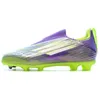 Image de Chaussures de Foot Violet/Jaune Junior Adidas F50 League Ll FG/MG