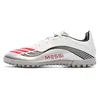 Image de Chaussures de Foot Blanches Adidas F50 Messi Club TF