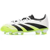Image de Chaussures de Foot Blanc/Noir/Jaune Junior Adidas Predator League MG
