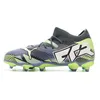Image de Chaussures football Marine/Vert Garçon Puma Future 7 Match