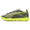 Image de Chaussures de football Gris/Vert Garçon Puma Ultra 5 Play