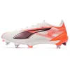Image de Chaussures de football Blanches/Orange Homme Puma Ultra 5 Ultimate