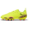 Image de Chaussures de football enfant Puma Future 8 Play FG/AG - yellow