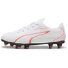 Image de Chaussures de football enfant Puma Vitoria FG/AG - white/red
