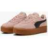 Image de Chaussures Puma Palermo Elevata rose clair noir femme - 36