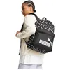 Image de PUMA Sac à dos noir blanc pour femme et homme - Phase AOP Backpack Puma Black-Puma Logo-AOP 296822