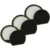 Image de vhbw 3x Filtre compatible avec Bosch BGS05AAA2 BGS05X240 aspirateur - filtre de sortie dair noir / blanc