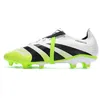 Image de Chaussures de Foot Blanc/Jaune Adidas Predator League FT FG/MG