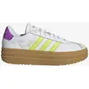Image de Chaussures adidas VL Court Bold blanc jaune femme - 38