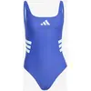 Image de Maillot de bain adidas 3S Uback bleu électrique femme - 34
