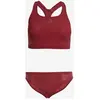 Image de Bikini adidas Lanelux Y-Back bordeaux femme - 44