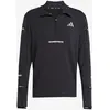 Image de T-shirt adidas Adi365 Running CLIMAWARM+ demi-zip manches longues noir pur - XL