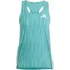 Image de Débardeur femme adidas Adizero Turquoise M JP3776