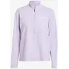 Image de T-shirt adidas Terrex Multi Climacool demi-zip à manches longues lilas femme - XL
