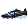 Image de Chaussures de Foot Noir/Bleu Homme Adidas Predator League FT FG/MG JB