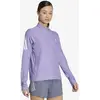 Image de Sweat adidas ADI365 Running Iconic Climacool Half Zip violet clair femme - M